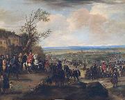 John Wootton The Duke of Marlborough at the Battle of Oudenaarde oil painting reproduction